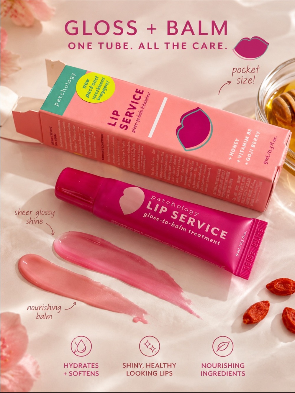 Rare Beauty Lip Service Gloss & Balm